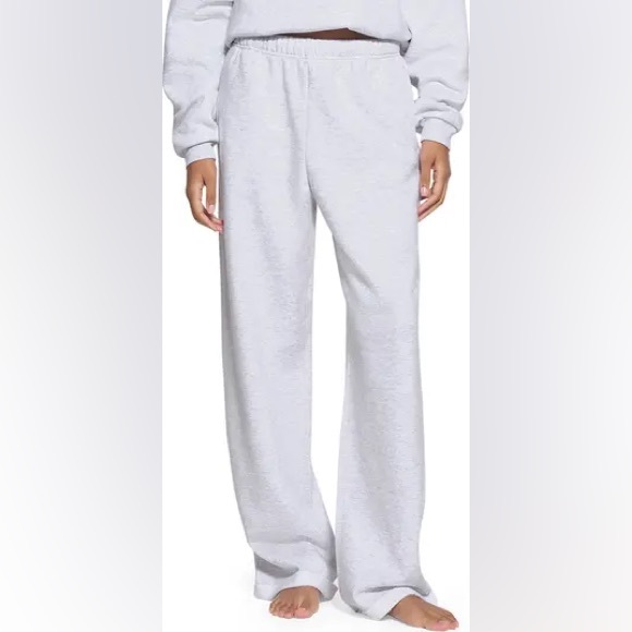 SKIMS Pants - SKIMS cotton fleece classic straight leg pant